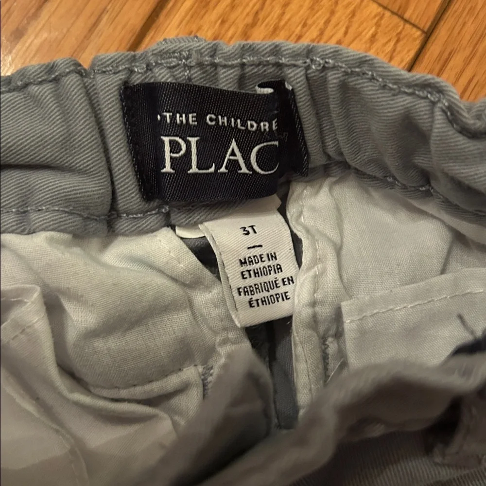 5/$20 The Childrens Place Gray Khaki Pants Toddler Boys 3T